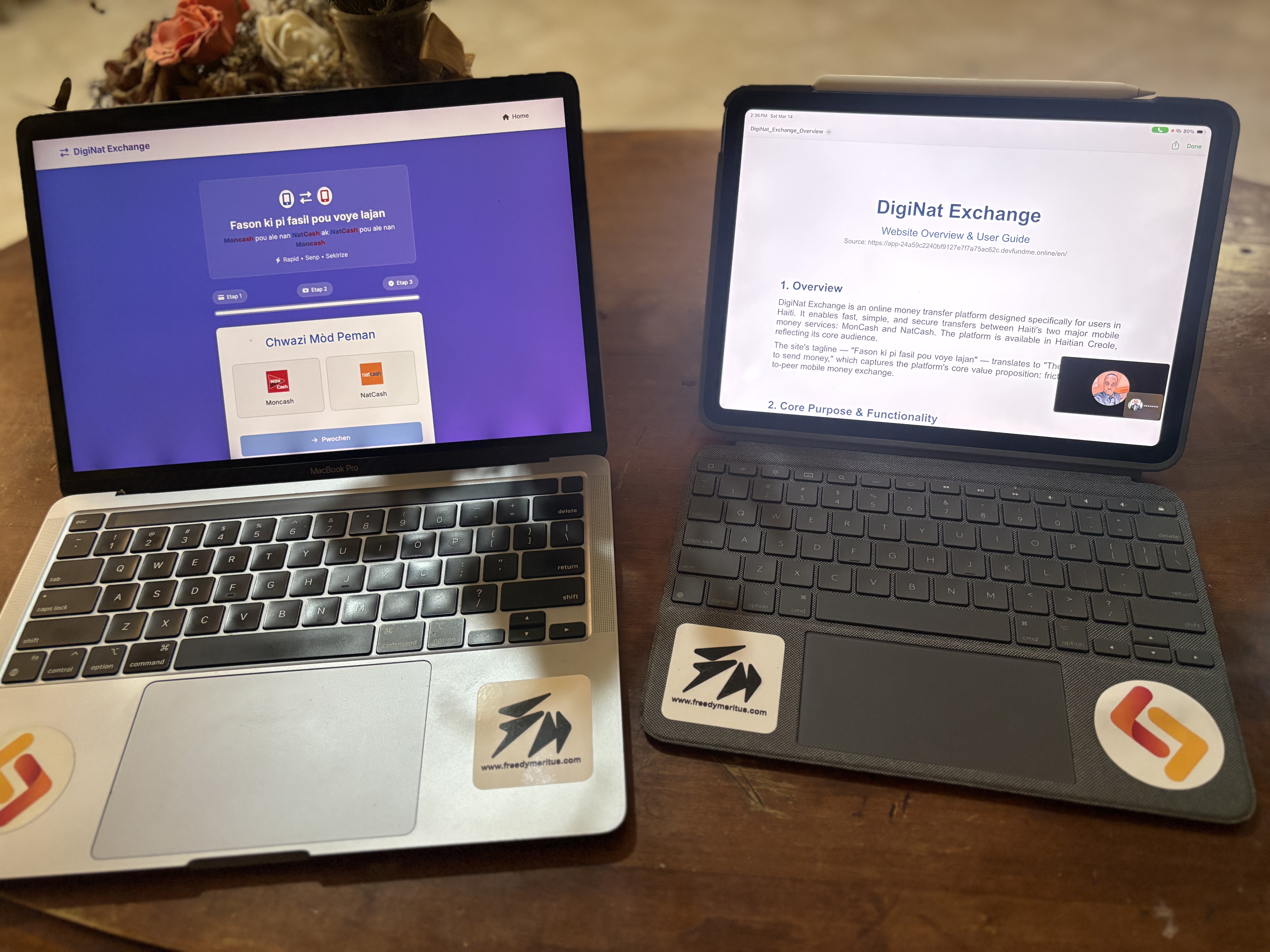 Digi Nat Exchange - Projet en cours