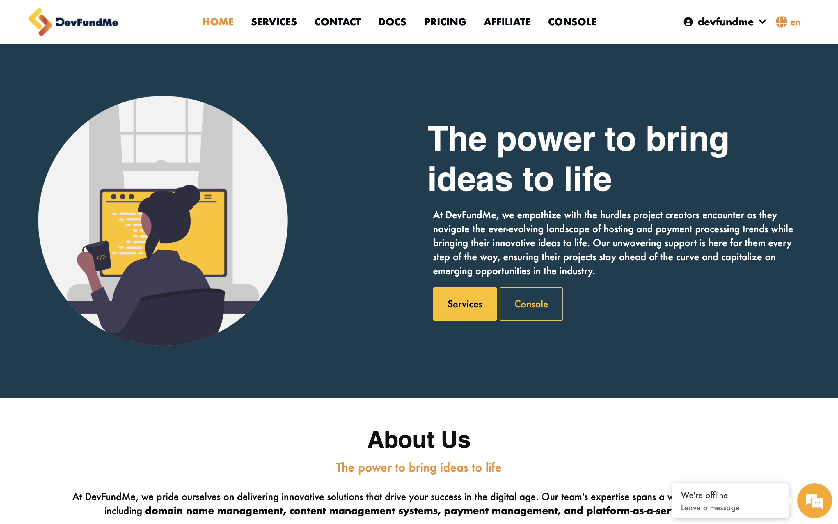 DevFundMe – Digital Infrastructure & Payment Solutions